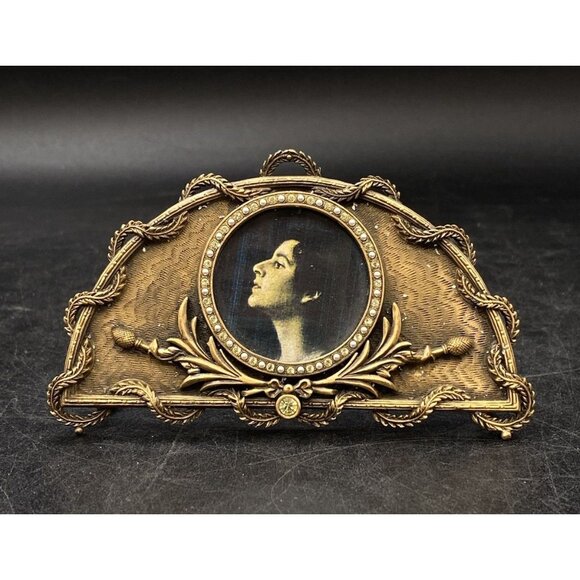 Edgar Berebi Limited Edition Half Moon Photo Frame Vines & Crystals - Picture 11 of 11